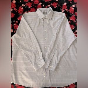 Michael Kors regular fit air soft stretch dress shirt